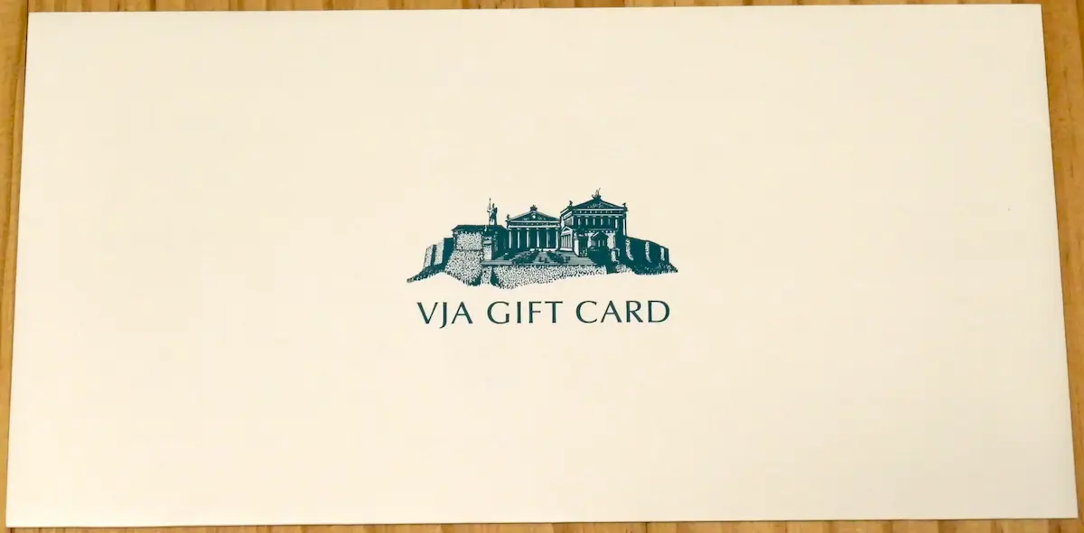 ギフト券が入っている封筒