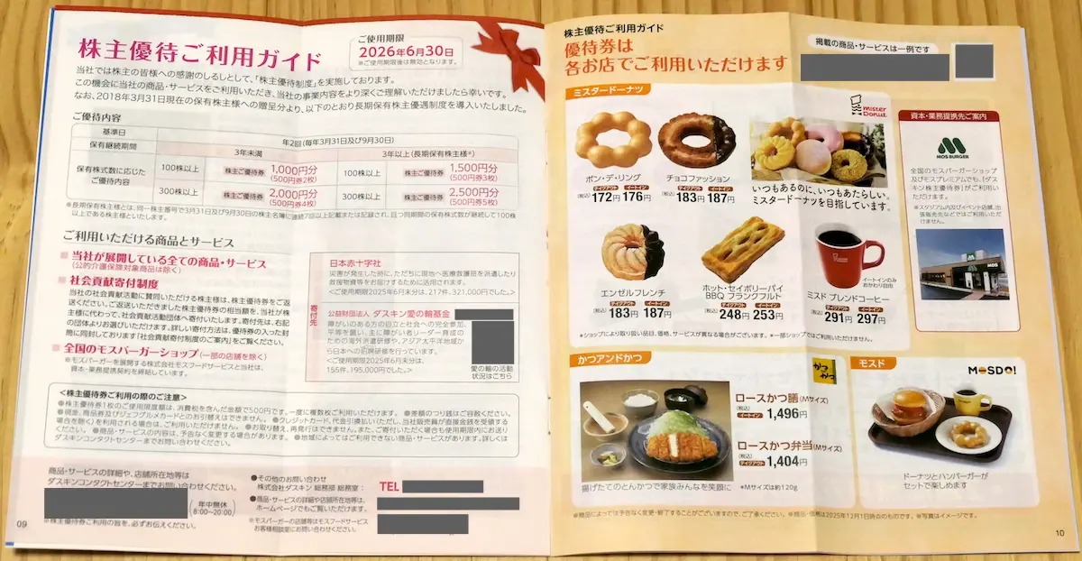 優待券利用説明