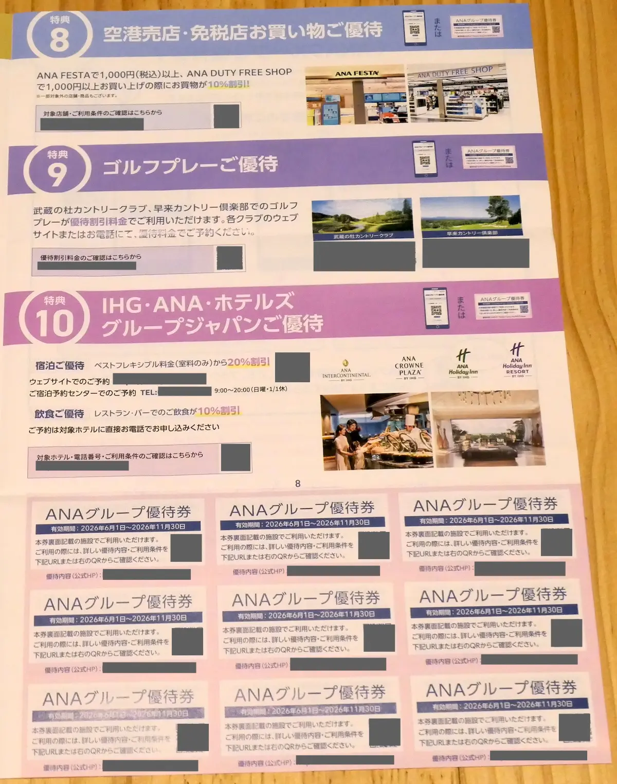 株主優待のご案内(8頁)