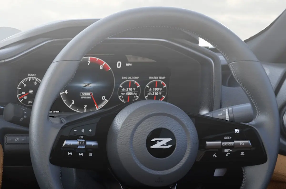 フェアレディZ 2026 差替画像 メーター周り