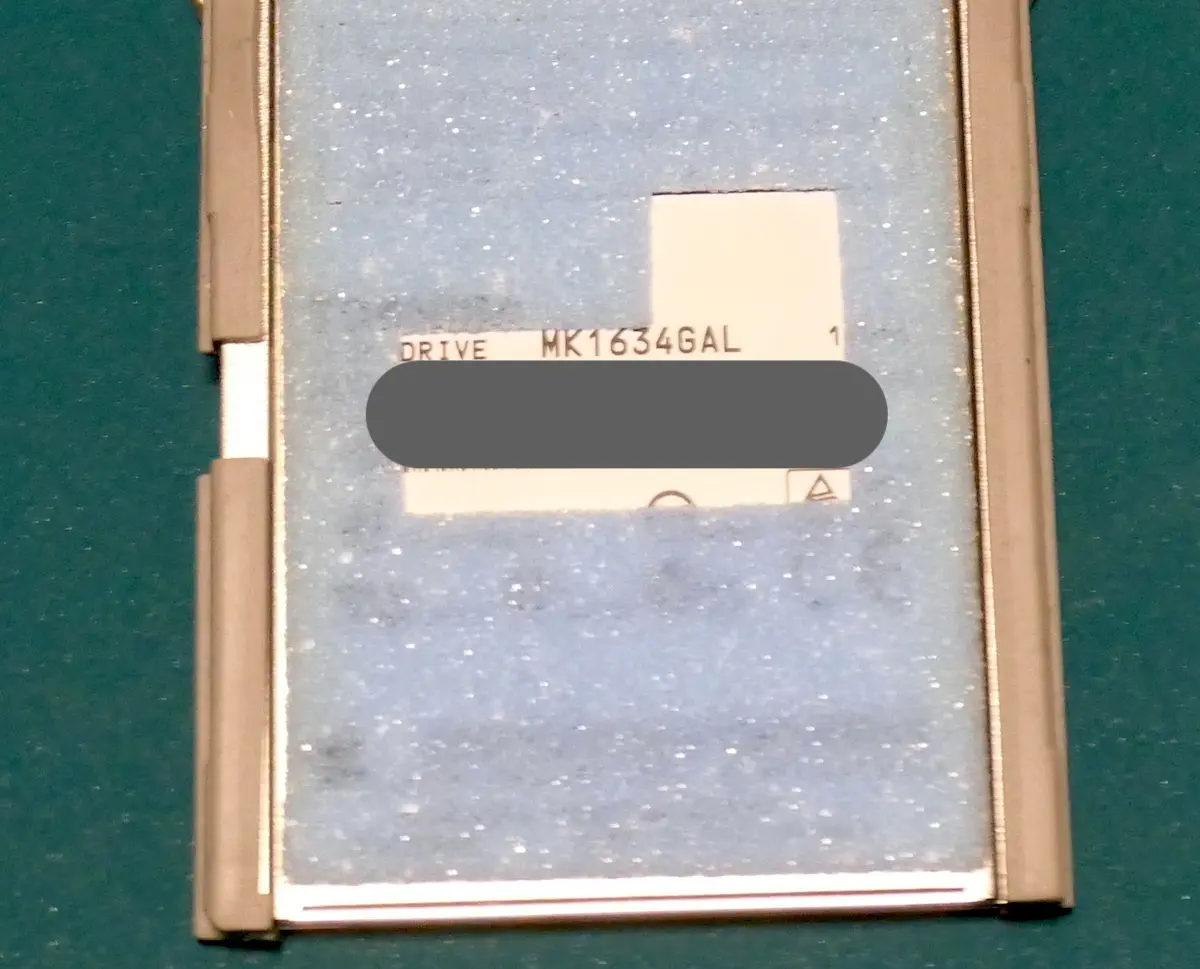 iPod用HDD160GB MK1634GAL
