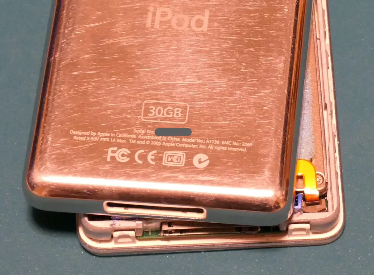 iPod第五世代開封4